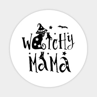 Witchy Mama (Black) Magnet